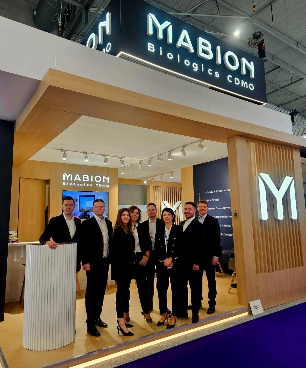 Mabion team at CPHI 2023 in Fira Barcelona.